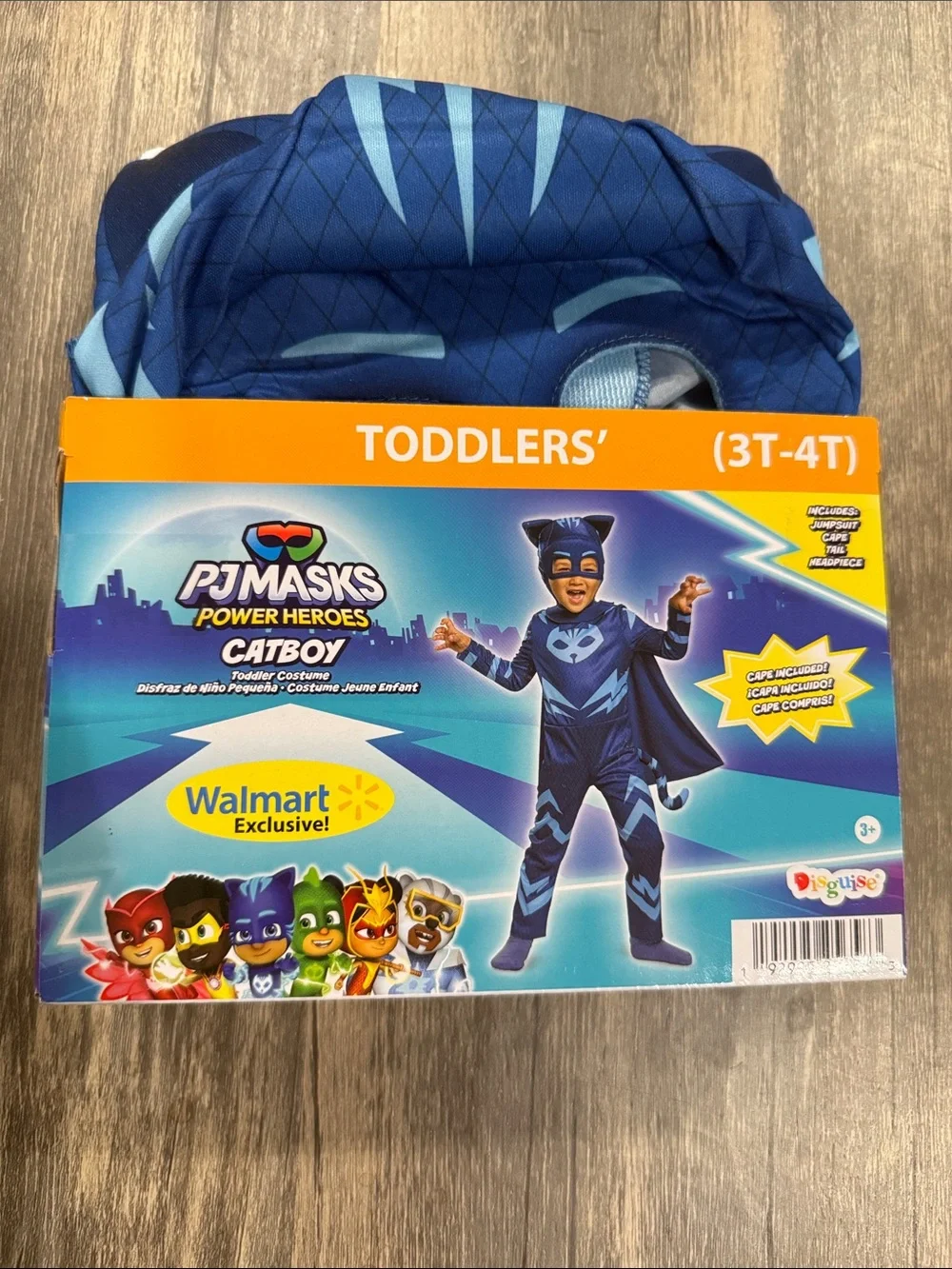 PJ Masks Catboy Toddler Costume - Blue 3T-4T - Picture 1 of 6
